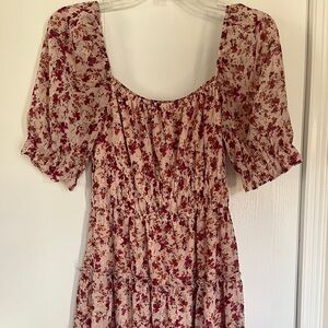 Trixxi Pink Floral Dress